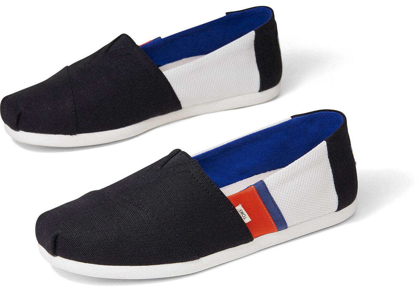 Toms Alpargata Color Block Espadrille Black - Mens - 04291-YQMI